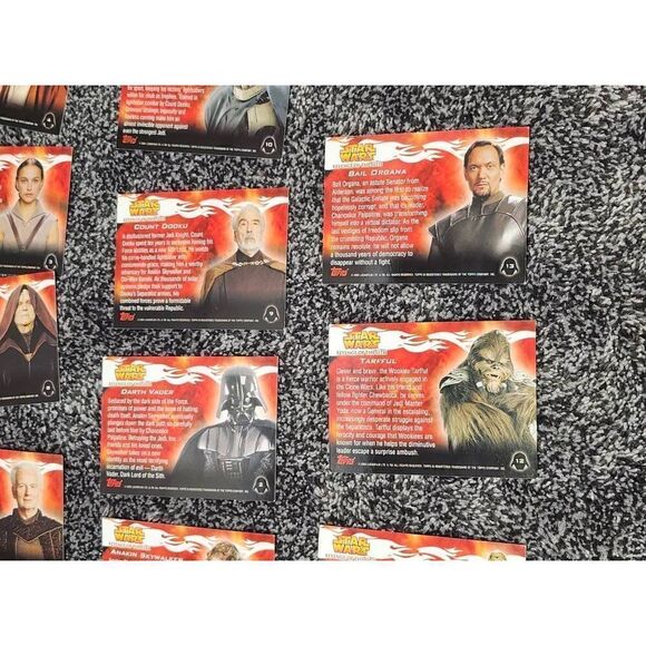 2005 Topps Star Wars: Revenge of the Sith Trading Cards QTY:16 - Picture 8 of 8